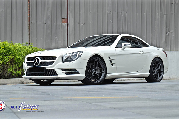 Фото дисков HRE FF11 Сатиновый графит на Mercedes-Benz SL (R231)