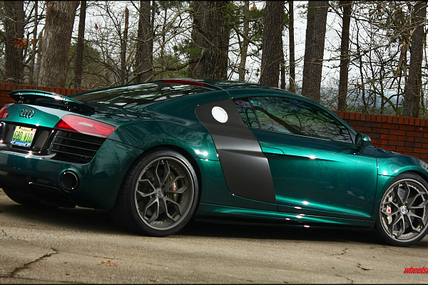 Фото дисков HRE S201 Сатиновый графит на Audi R8 (Typ 42)