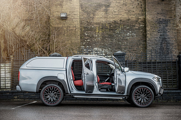 Фото дисков Kahn Kahn RS Черный сатин на Mercedes-Benz X-Class