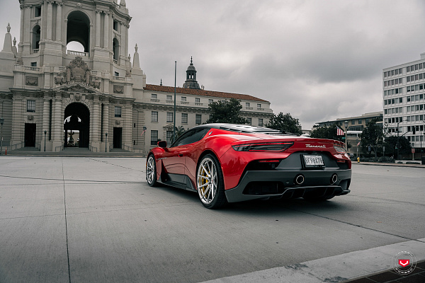 Фото дисков Vossen EVO-2 Полированный лак на Maserati MC20