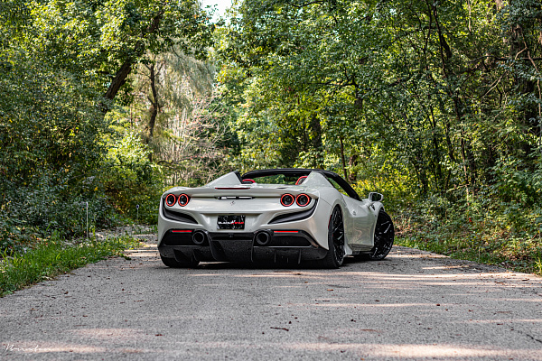 Фото дисков Brixton Forged PF10 Черный глянец на Ferrari F8