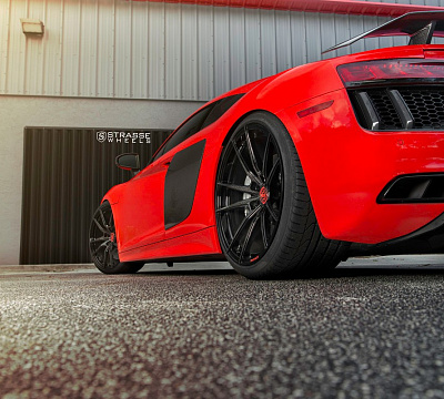 Фото дисков Strasse Wheels SV1 Deep Concave Monoblock на Audi R8 (4S)