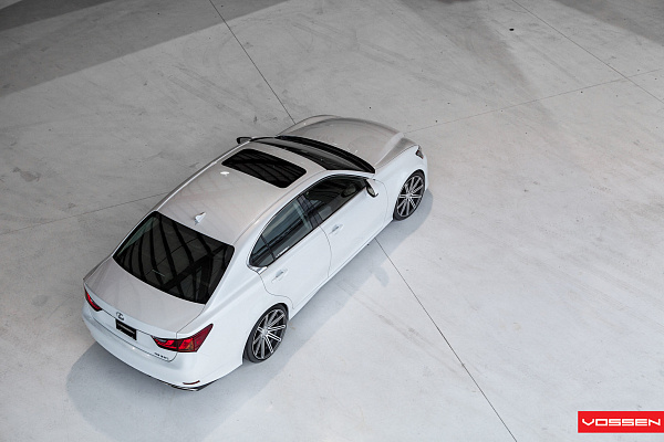 Фото дисков Vossen CV4 Алмазная проточка на Lexus GS IV