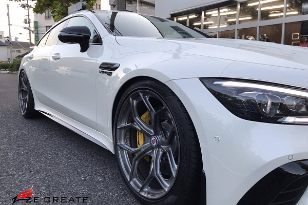 Фото дисков HRE P111SC Глянцевый темный лак на Mercedes-Benz AMG GT I
