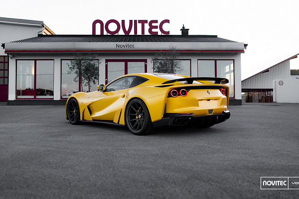 Фото дисков NOVITEC NF10 Черный сатин на Ferrari 812