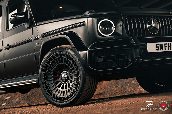 Фото дисков Vossen LC3-13T Черный сатин на Mercedes-Benz G-Class III