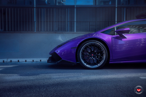 Фото дисков Vossen S17-01 (3-Piece) Черный сатин на Lamborghini Huracan