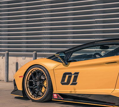 Фото дисков Brixton Forged CM5-R на Lamborghini Aventador
