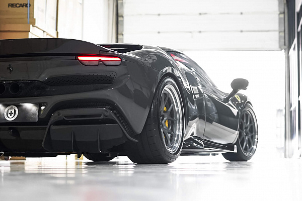 Фото дисков HRE 521 Сатиновый тонированный лак на Ferrari 296