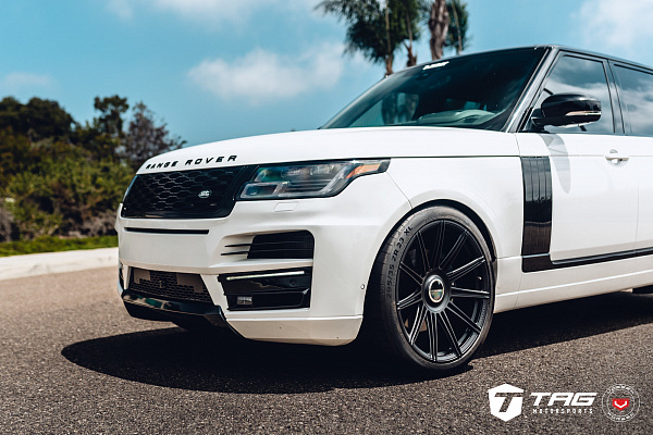 Фото дисков Vossen S17-12 Черный сатин на Land Rover Range Rover IV