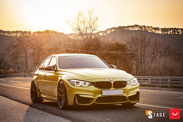 Фото дисков Vossen HF-5 Сатиновый графит на BMW 3/M3 (F3x/F80)