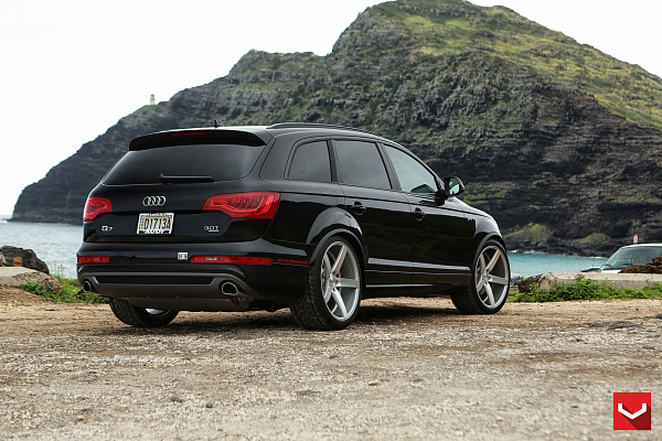 Фото дисков Vossen CV3 Серебро на Audi Q7 (4L)