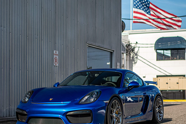 Фото дисков HRE R101 Lightweight Глянцевый тонированный лак на Porsche Cayman II