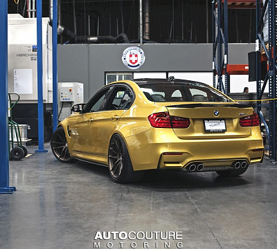 Фото дисков HRE P104 на BMW 3/M3 (F3x/F80)