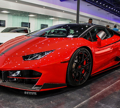 Фото дисков Strasse Wheels SM5R Deep Concave Duoblock на Lamborghini Huracan