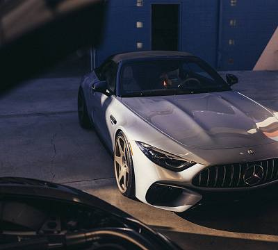 Фото дисков Brixton Forged RS01 на Mercedes-Benz SL (R232)