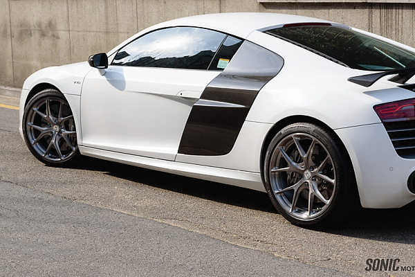 Фото дисков HRE P101 Глянцевый тонированный лак на Audi R8 (Typ 42)