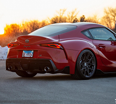 Фото дисков HRE FF10 на Toyota Supra A90