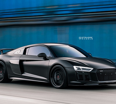 Фото дисков Strasse Wheels SV10M Deep Concave FS на Audi R8 (4S)