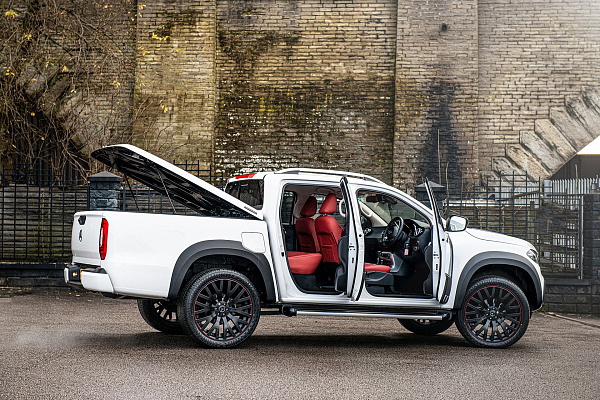 Фото дисков Kahn Kahn RS Черный сатин на Mercedes-Benz X-Class