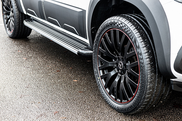 Фото дисков Kahn Kahn RS Черный сатин на Mercedes-Benz X-Class