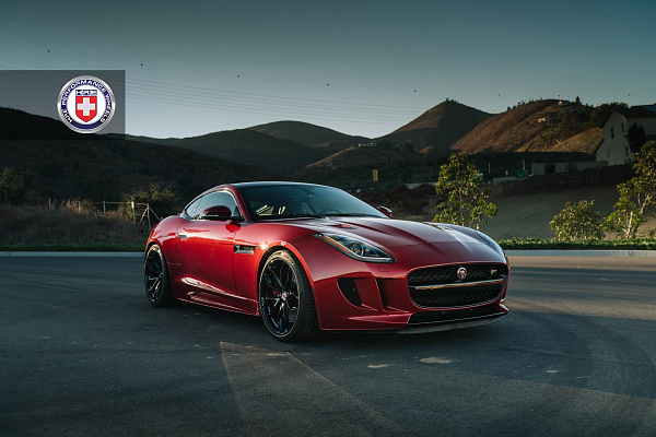 Фото дисков HRE P201 Черный глянец на Jaguar F-Type