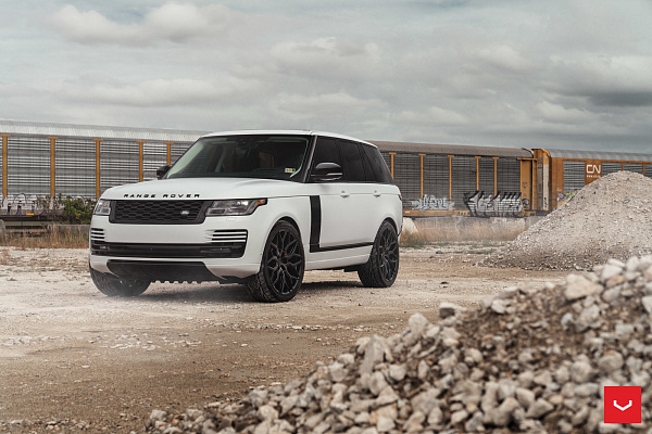 Фото дисков Vossen HF-2 Черный сатин на Range Rover IV