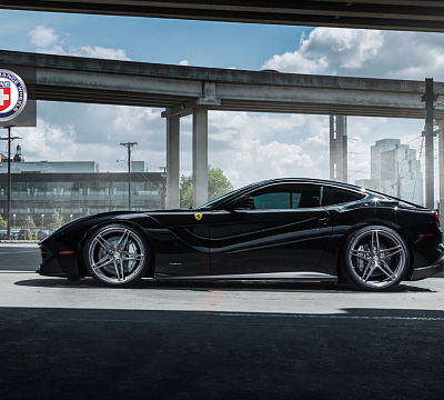 Фото дисков HRE P107 на Ferrari F12