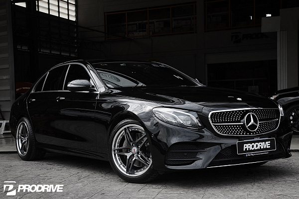 Фото дисков HRE S107 Глянцевый графит на Mercedes-Benz E-Class (W213, S213, C238)