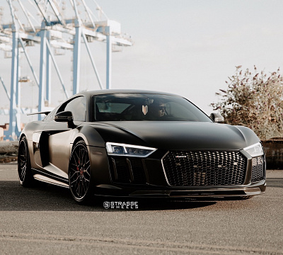 Фото дисков Strasse Wheels SV10M Deep Concave FS на Audi R8 (4S)