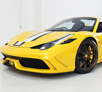 Фото дисков HRE P204 на Ferrari 458