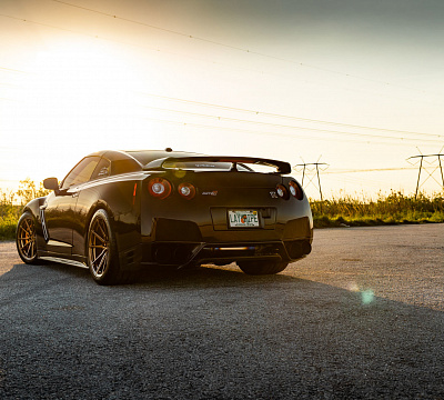 Фото дисков Vossen M-X2 на Nissan GT-R