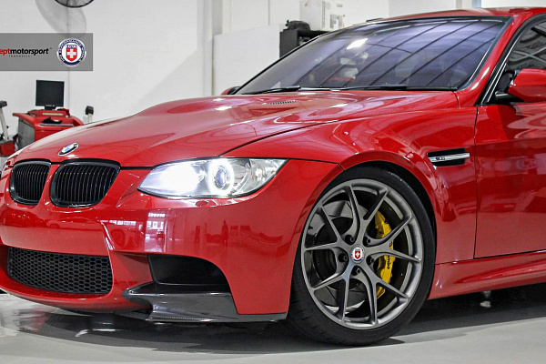 Фото дисков HRE P101 Сатиновый графит на BMW 3/M3 (E90)