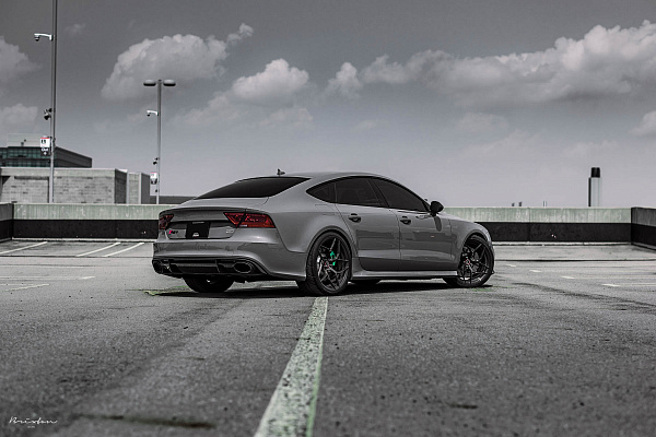 Фото дисков Brixton Forged PF5 Глянцевый темный лак на Audi A/RS 7 (4G)