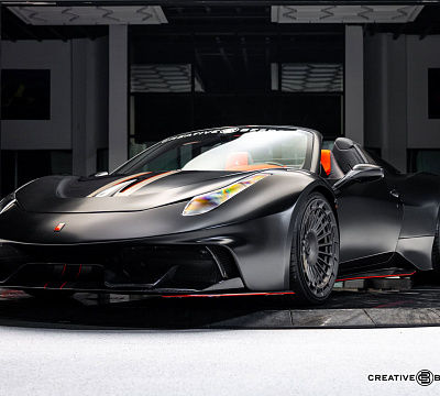 Фото дисков Brixton Forged TR10 AERO1 на Ferrari 458