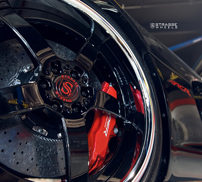Фото дисков Strasse Wheels S5 Signature на Dodge Viper