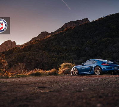 Фото дисков HRE R101 на Porsche Cayman II
