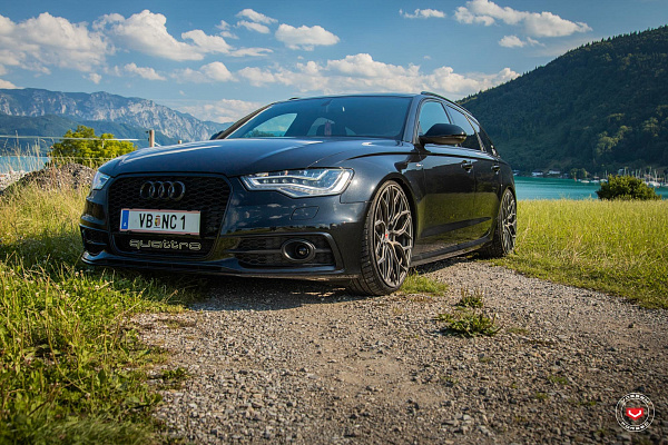 Фото дисков Vossen S17-01 Сатиновый графит на Audi A/RS 6 (C7)