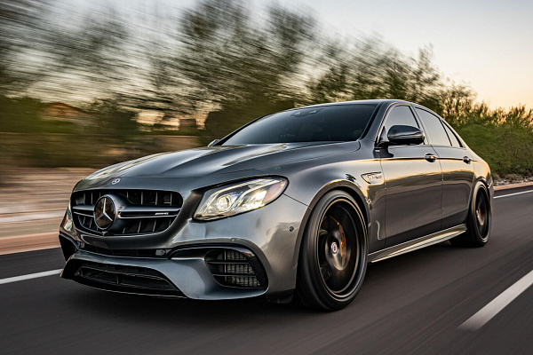 Фото дисков HRE P101 Черный сатин на Mercedes-Benz E-Class (W213, S213, C238)