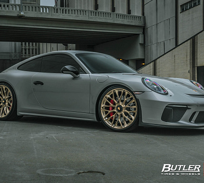 Фото дисков HRE P200 на Porsche 911 VII