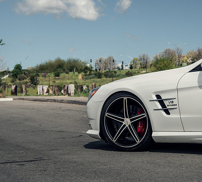 Фото дисков Vossen CV5 на Mercedes-Benz SL (R231)