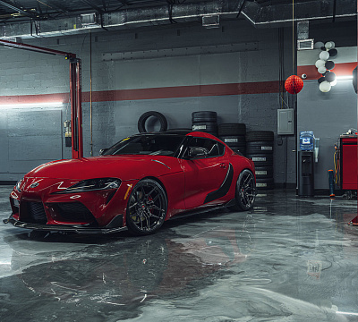 Фото дисков Vossen EVO-4R на Toyota Supra A90