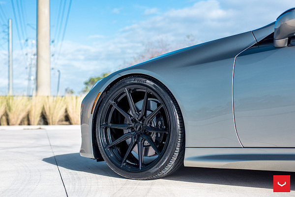 Фото дисков Vossen HF-3 Черный глянец на Lexus LC 500