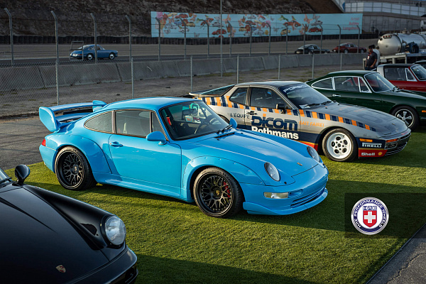 Фото дисков HRE C100 Черный сатин на Porsche 911 IV