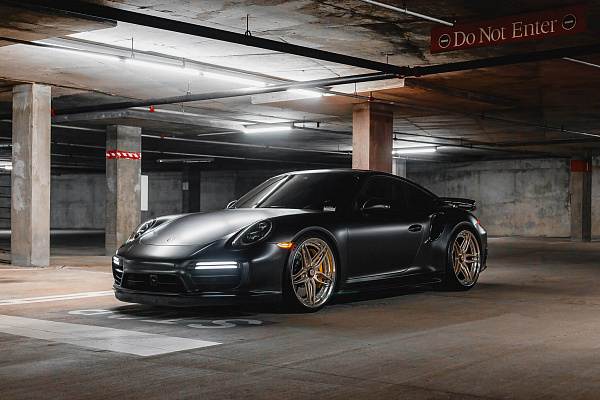Фото дисков HRE S107SC Глянцевая шампань на Porsche 911 VII