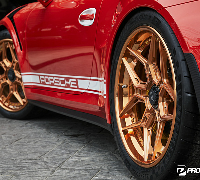 Фото дисков Vossen EVO-4R (3-Piece) на Porsche 911 VIII
