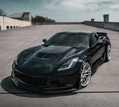 Фото дисков Brixton Forged PF8 на Chevrolet Corvette C7