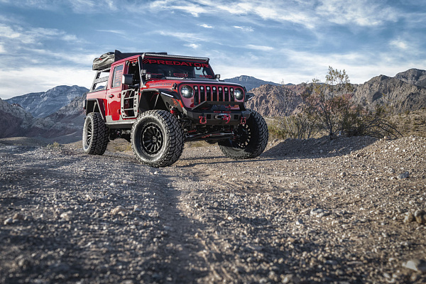 Фото дисков Black Rhino RAID Черный сатин на Jeep Gladiator II (JT)