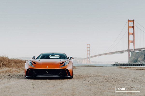 Фото дисков NOVITEC NF10 Черный сатин на Ferrari 812
