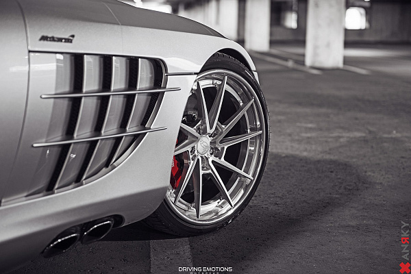 Фото дисков Anrky AN33 Глянцевый лак на Mercedes-Benz SLR McLaren